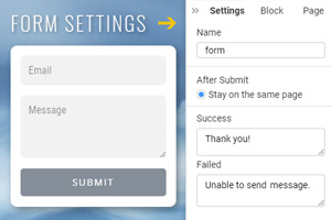 General Form Settings