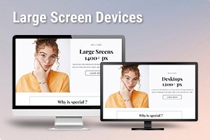 Support For Large Screen Devices