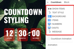 Countdown Styling
