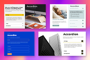 Conceptions de blocs d'accordéon