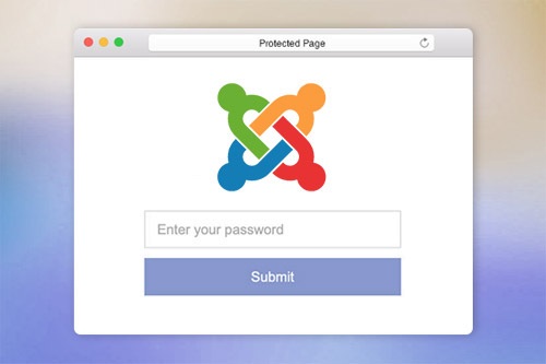 Comment utiliser la protection par mot de passe de la page dans Joomla