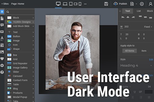 Dark Mode For User Interface