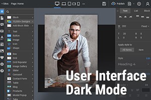 Donkere modus voor gebruikersinterface