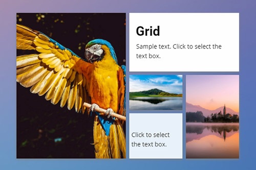 How to use the Grid element to build responsive websites