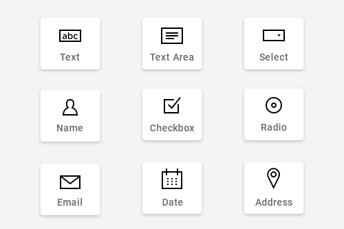 10+ Form Field Types