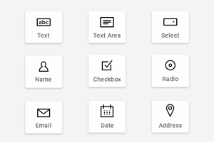 Tipos de campo de formulario de contacto