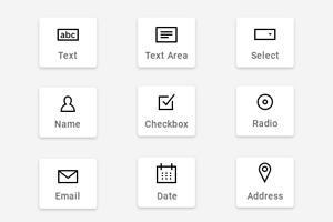 Veldtypen contactformulier