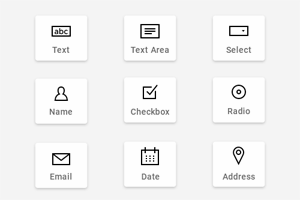 Rodzaje pól formularza kontaktowego