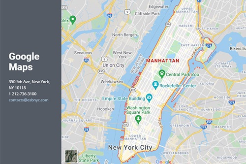 How to use the Google Maps element on a web page