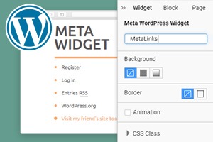 Meta WordPress Widget