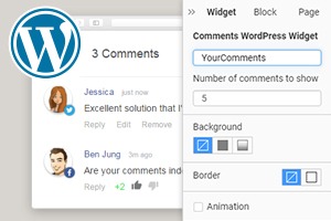 Komentář WordPress Widget