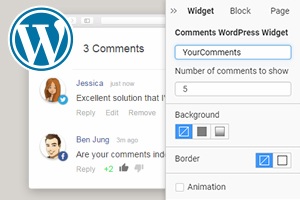 Commentaires Widget WordPress