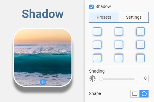 How to use the Shadow property on your site elements