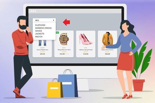Come utilizzare le categorie di prodotti per l'e-commerce Nicepage