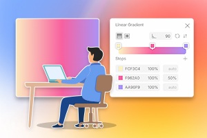 Visual Gradient Editor