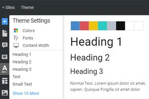 Theme Settings Panel