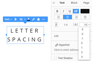Metin Harf Aralığı